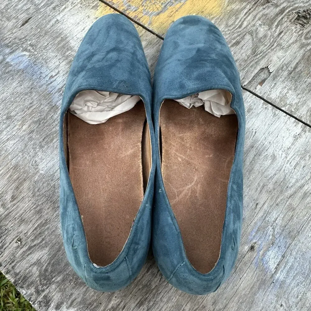 Vionic Willa Blue Suede Slip On Loafer Women’s 8 US - BP